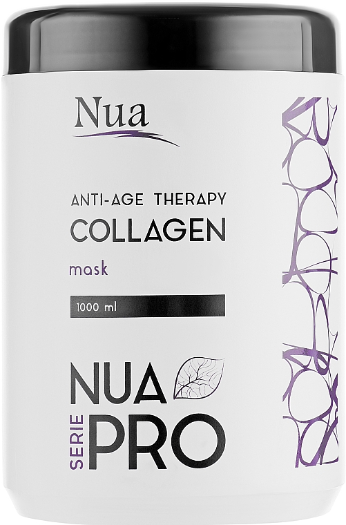 Przeciwstarzeniowa maska do włosów z kolagenem - Nua Pro Anti-age Therapy with Collagen Mask — Zdjęcie N1