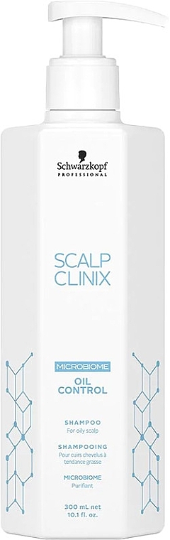 Szampon kontrolujący przetłuszczanie się skóry głowy - Schwarzkopf Professional Scalp Clinix Oil Control Shampoo — Zdjęcie N1