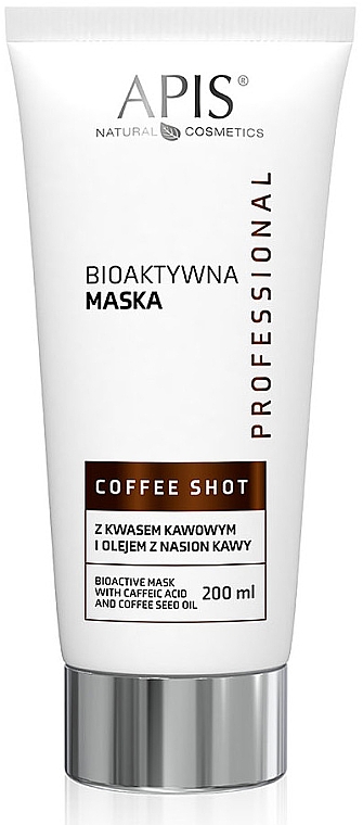 Bioaktywna maska do twarzy - APIS Professional Coffee Shot Bioctive Mask — Zdjęcie N1