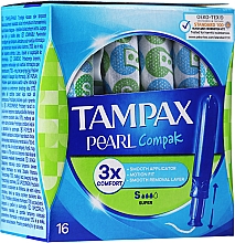 Kup Tampony z aplikatorem, 16 szt. - Tampax Compak Pearl Super