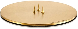 Kup Świecznik okrągły, matowe złoto - Ester & Erik Candle Plate Matt Gold