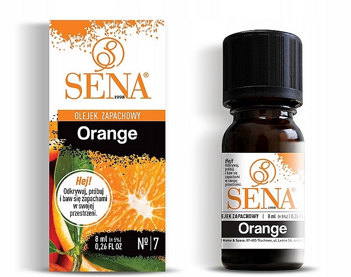 Olejek aromatyczny Pomarańczowy - Sena Aroma Oil №7 Orange — Zdjęcie N2