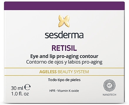 Krem pod oczy i do okolic ust - SesDerma Laboratories Retisil Eye And Lip Cream — Zdjęcie N3