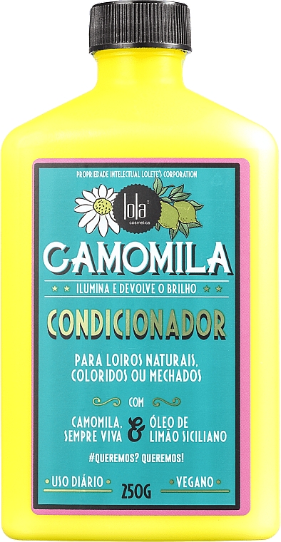 Odżywka rumiankowa do włosów blond - Lola Cosmetics Camomila Conditioner — Zdjęcie N1