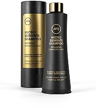 Regenerujący szampon do włosów zniszczonych - MTJ Cosmetics Superior Therapy Microelements Shampoo — Zdjęcie N2