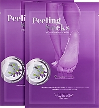 Peelingujące skarpety do stóp - Voesh Peeling Socks Duo — Zdjęcie N2