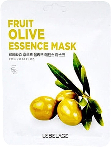 Maseczka do twarzy z oliwą z oliwek - Lebelage Fruit Olive Essence Mask — Zdjęcie N1