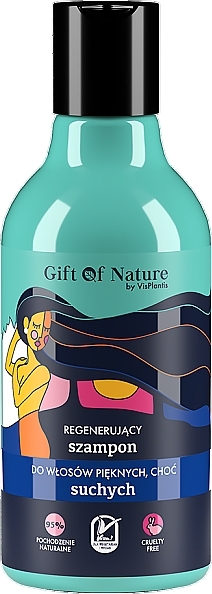 Szampon do włosów suchych - Vis Plantis Gift of Nature — Zdjęcie N1