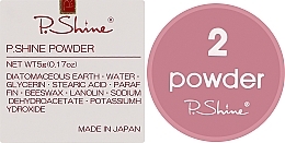 Mineralno-witaminowy proszek nabłyszczający płytki paznokci - P. Shine 2 Powder — Zdjęcie N2