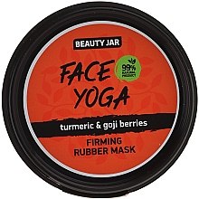 Ujędrniająca maska gumowa do twarzy Kurkuma i jagody goji - Beauty Jar Face Yoga Firming Rubber Mask — Zdjęcie N2
