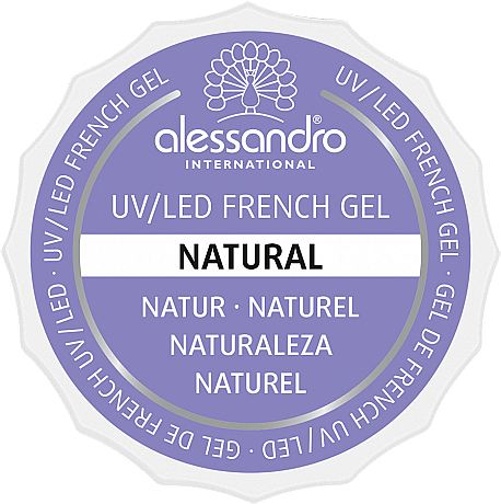 Żel do paznokci - Alessandro International French Gel Natural White — Zdjęcie N1