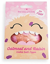 Musujące ciasteczko do kąpieli Owsianka z rodzynkami - I Heart Revolution Cookie Bath Fizzer Oatmeal and Raisin — Zdjęcie N2