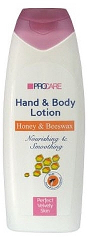 Balsam do rąk i ciała z miodem i woskiem pszczelim - Aries Cosmetics ProCare Honey & Beeswax Hand & Body Lotion — Zdjęcie N1