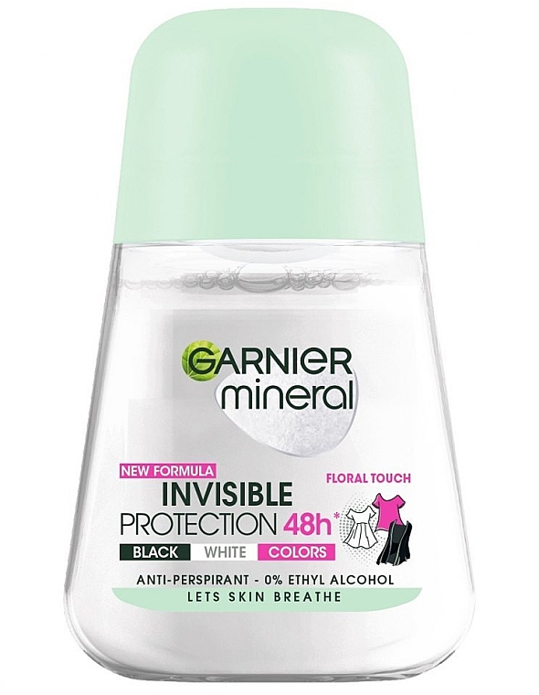 Antyperspirant w kulce - Garnier Mineral Invisible Floral Touch 48h Non Stop — Zdjęcie N1