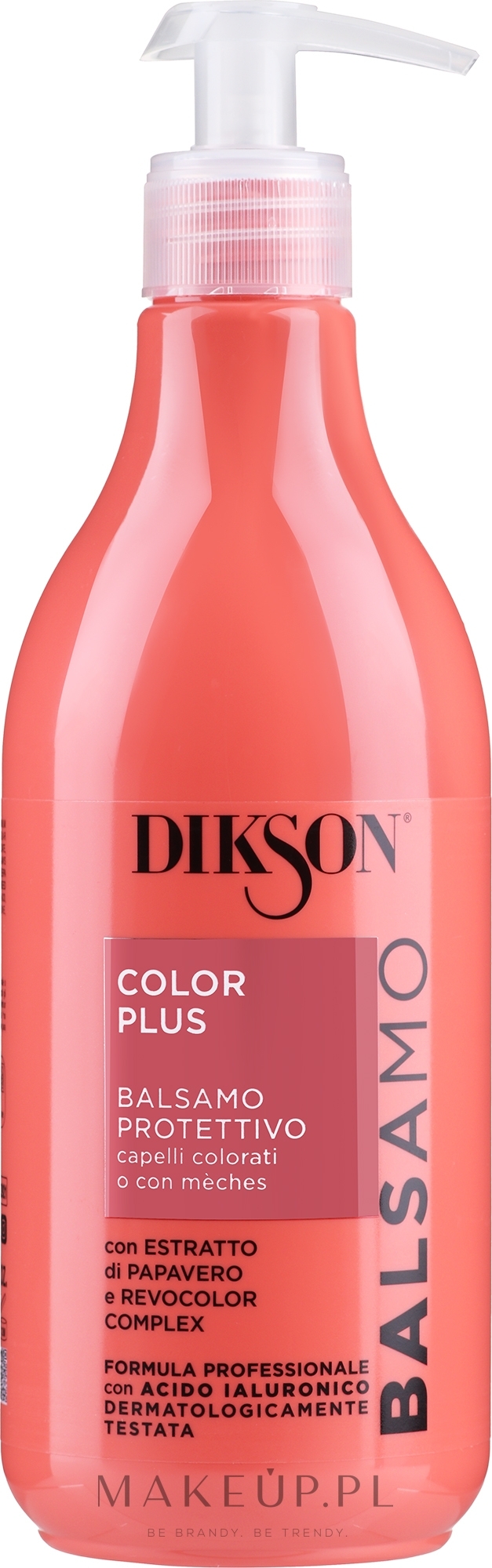 Odżywka chroniąca kolor do włosów farbowanych - Dikson Color Protect — Zdjęcie 500 ml