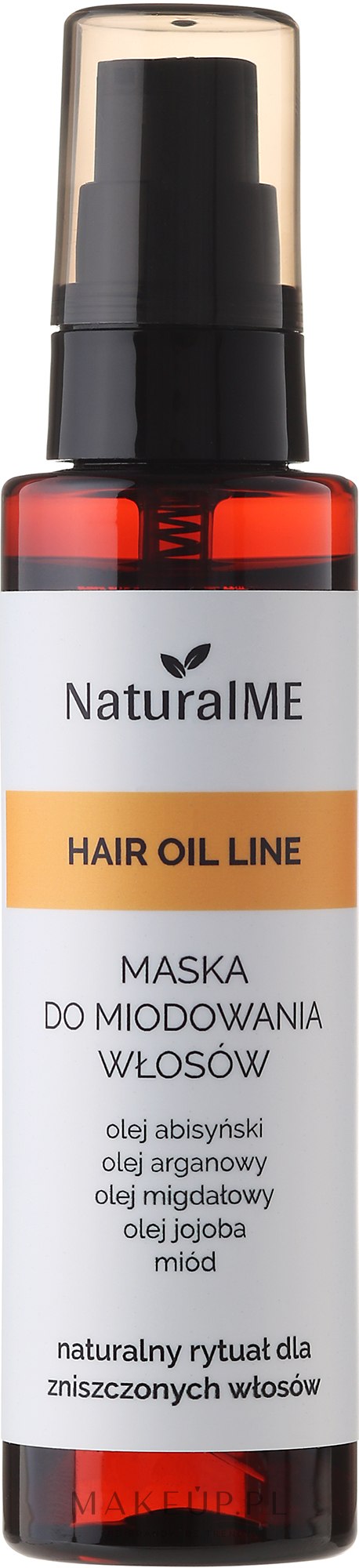 Maska do miodowania włosów - NaturalME Hair Oil Line — Zdjęcie 75 ml