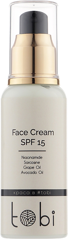 Krem do twarzy na dzień z ochroną przeciwsłoneczną - Tobi Face Cream SPF 15 — Zdjęcie N1