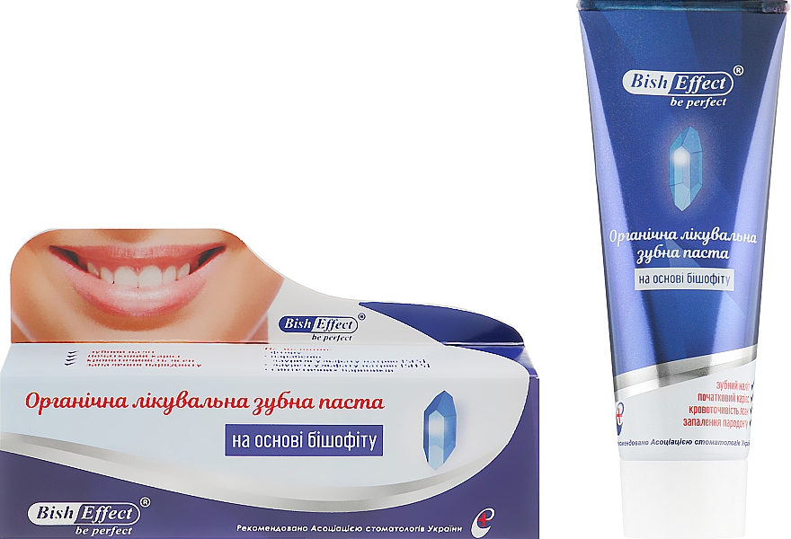 Organiczna lecznicza pasta do zębów - Bisheffect
