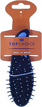 Kup Mała szczotka do włosów, 2007, czarno-niebieska - Top Choice