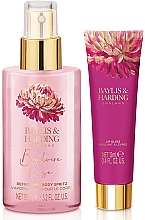 Zestaw - Baylis & Harding Boudoire Rose Luxury Instant Glam Set (b/spr/95ml + l/gloss/12ml) — Zdjęcie N2