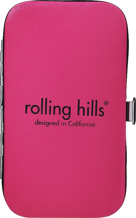 Zestaw do manicure, 8 elementów, różowy - Rolling Hills Manicure Set  — Zdjęcie N3
