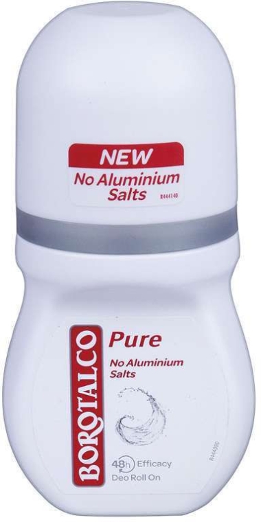 Dezodorant w kulce - Borotalco Pure Deodorant Roll On No Aluminium Salts 48h For Women  — Zdjęcie N1