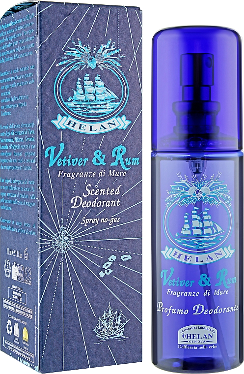 Pachnący dezodorant dla mężczyzn - Helan Vetiver & Rum Scented Deodorant — Zdjęcie N2