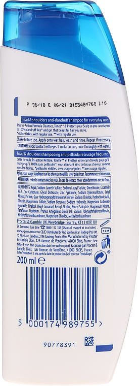 Szampon przeciwłupieżowy - Head & Shoulders Moisturizing Care Anti-Dandruff Shampoo — Zdjęcie N4