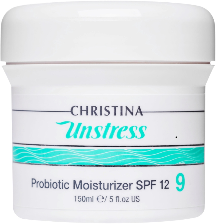 Probiotyczny krem nawilżający - Christina Unstress Step 9 Probiotic Moisturizer SPF12 — Zdjęcie N1