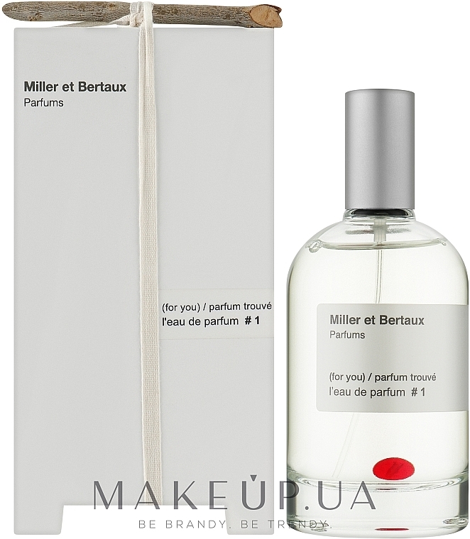 Miller et Bertaux For You L’Eau #1 Parfum Trouve - Woda perfumowana — Zdjęcie N2