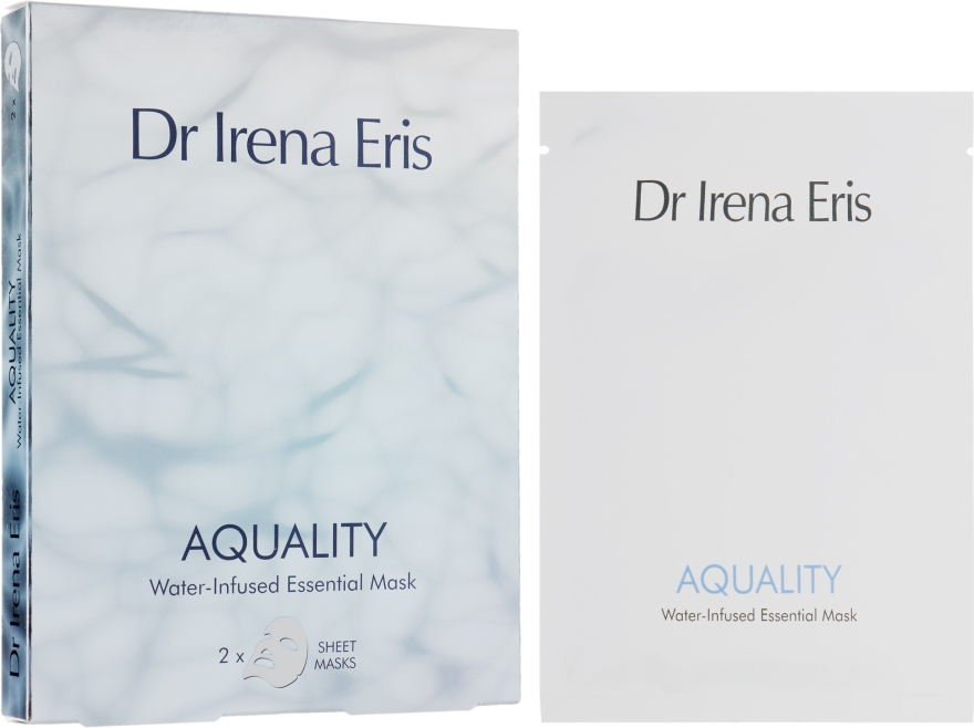 Nawilżająca maska do twarzy - Dr Irena Eris Aquality Water-Infused Essential Mask — Zdjęcie N1