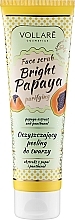 Oczyszczający peeling do twarzy z ekstraktem z papai i pantenolem - Vollare Bright Papaya Purifing Face Scrub — Zdjęcie N1