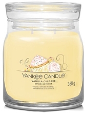 Świeca zapachowa w słoiku Vanilla Cupcake, 2 knoty - Yankee Candle Singnature  — Zdjęcie N1