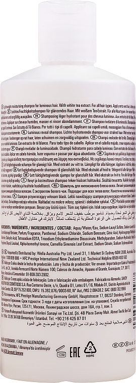 Nawilżający szampon nabłyszczający z ekstraktem z białej herbaty - Wella Professionals Oil Reflections Luminous Reveal — Zdjęcie N6