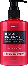 Nawilżająco-odświeżający balsam do ciała Różowy grejpfrut - Kundal Honey & Macadamia Pink Grapefruit Body Lotion — Zdjęcie N3