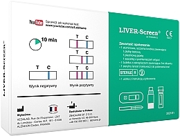 Test diagnostyczny w celu oceny stanu fizjologicznego wątroby - Lab.Home Liver-Screen — Zdjęcie N2