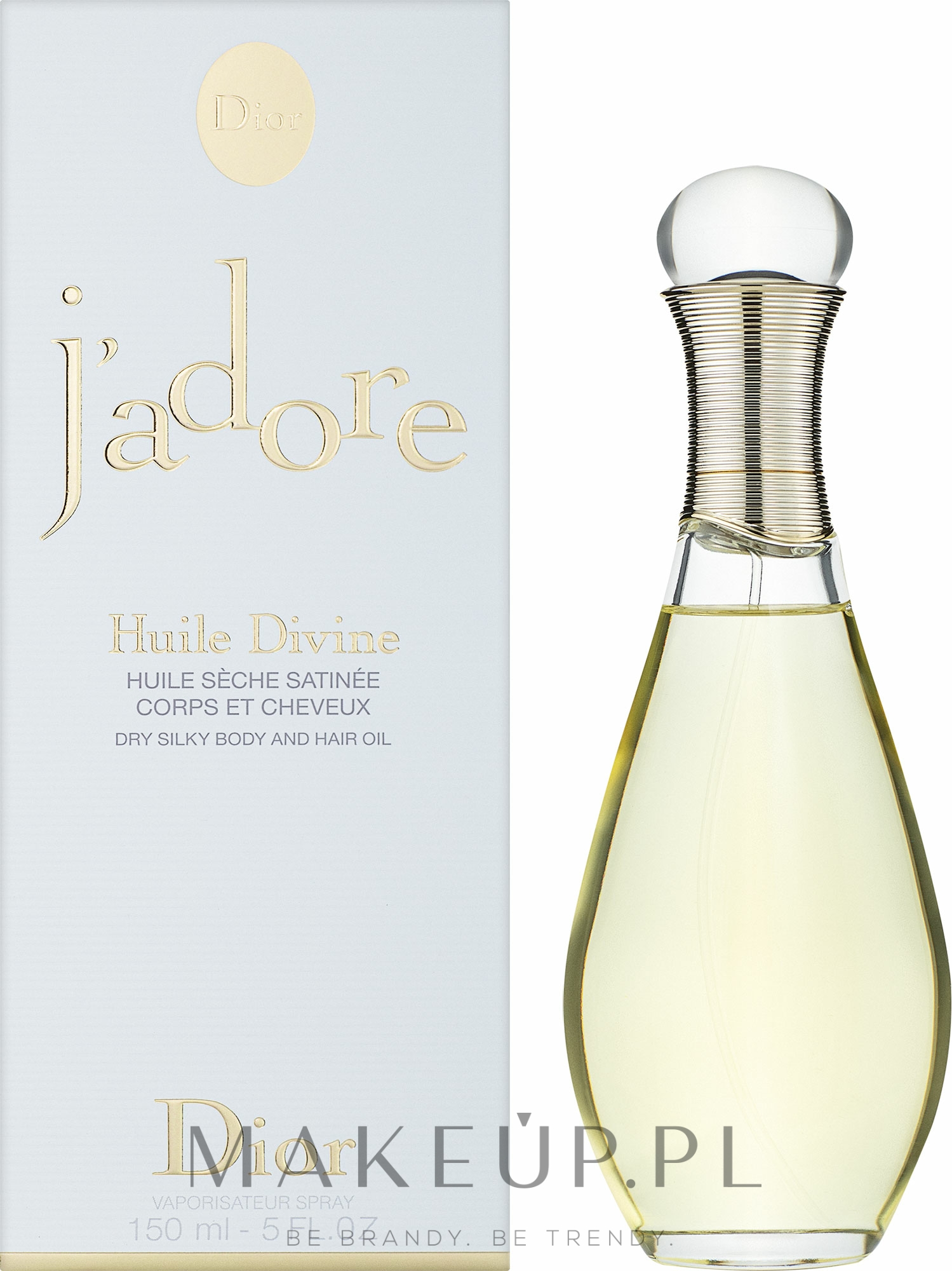 Dior J'Adore Huile Divine Body And Hair Oil - Perfumowany olejek do ciała i włosów — Zdjęcie 150 ml
