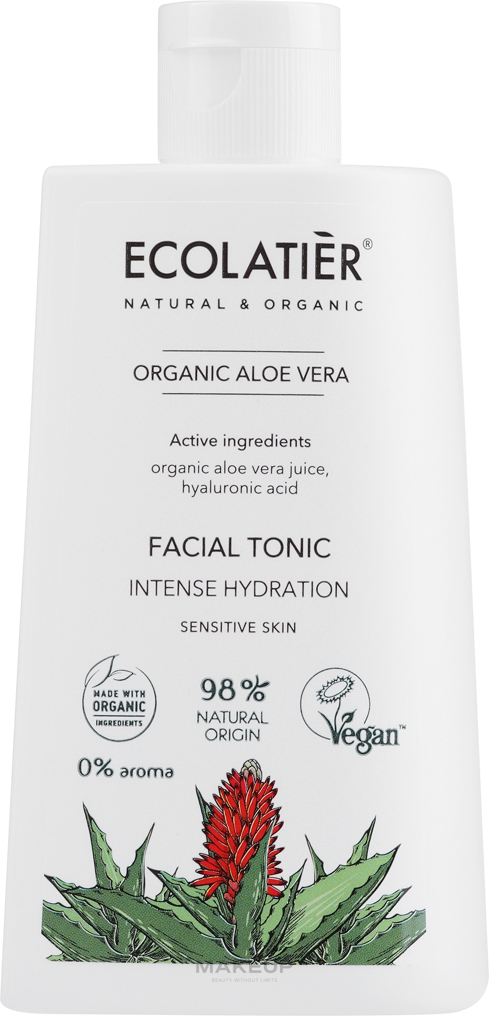 Tonik do twarzy - Ecolatier Organic Aloe Vera Toner — Zdjęcie 250 ml