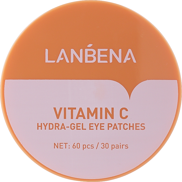 Rozświetlające płatki hydrożelowe pod oczy z witaminą C - Lanbena Vitamin C Hydra-Gel Eye Patch