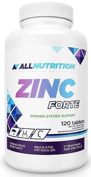 Suplement diety Cynk Forte - Allnutrition Zinc Forte — Zdjęcie N1