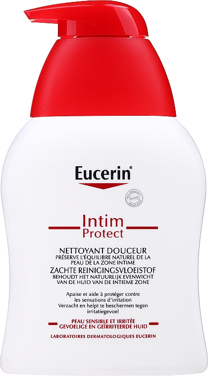 Oczyszczający żel do higieny intymnej - Eucerin Intim Protect Gentle Cleansing Fluid — Zdjęcie N1