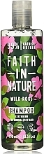 Szampon do włosów z dziką różą - Faith in Nature Natural Wild Rose Shampoo — Zdjęcie N1