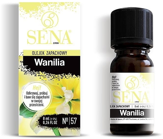 Olejek aromatyczny Wanilia - Sena Aroma Oil №57 Vanilla — Zdjęcie N1