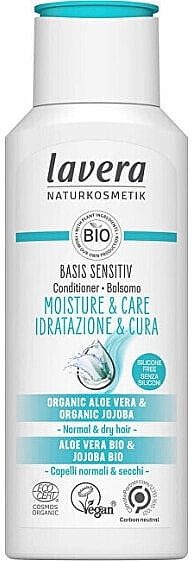 Odżywka nawilżająca - Lavera Basis Sensitiv Moisture & Care Conditioner — Zdjęcie N1