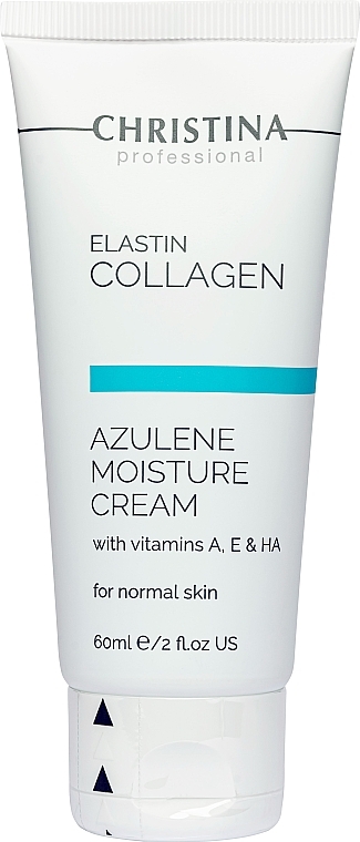 Nawilżający krem do skóry normalnej - Christina Elastin Collagen Azulene Moisture Cream — Zdjęcie N1