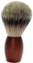 Pędzel do golenia, cienkie włosie, drewno cedrowe - Golddachs Shaving Brush Finest Badger Cedar Wood — Zdjęcie N1