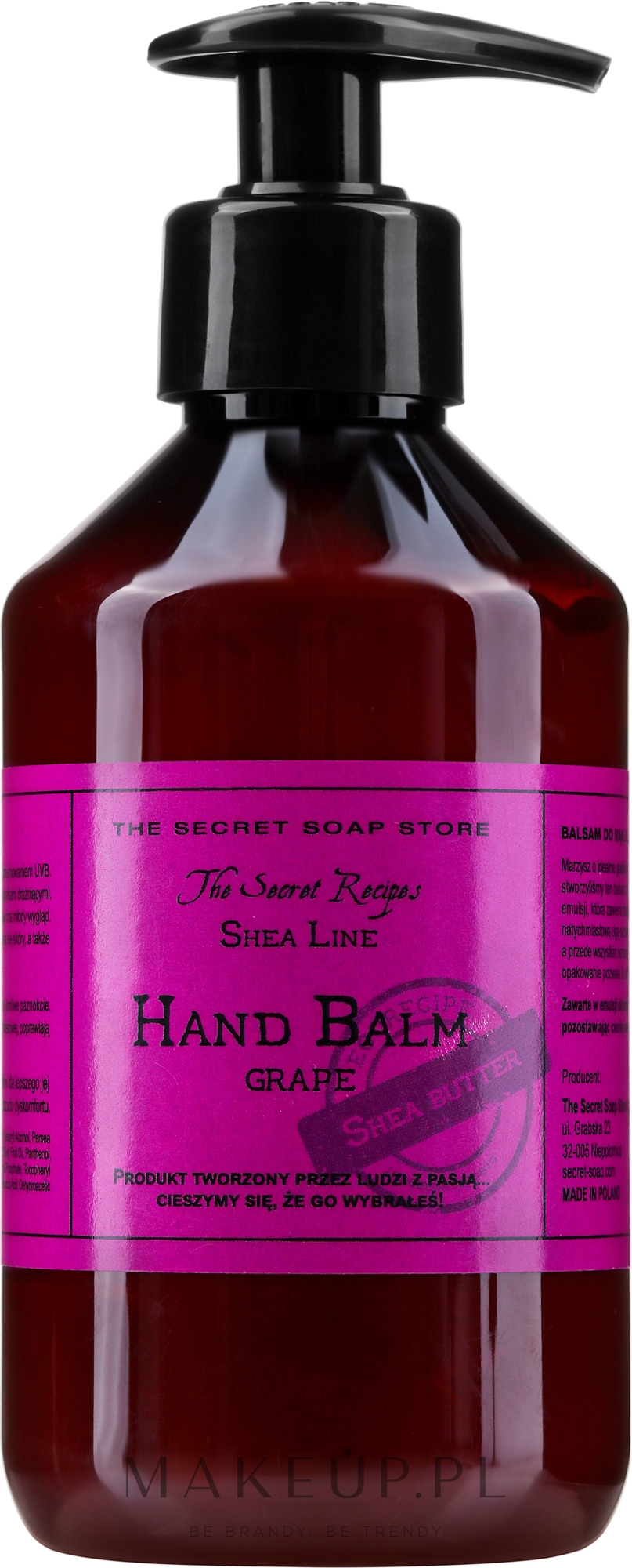 Balsam do rąk Winogrono - Soap&Friends Shea Line Grape Hand Balm — Zdjęcie 300 ml