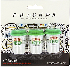 Kup Zestaw balsamów do ust - Paladone Beauty Friends Beauty Central Perk Lip Balm Set of 3 (lip/balm/3x4g)