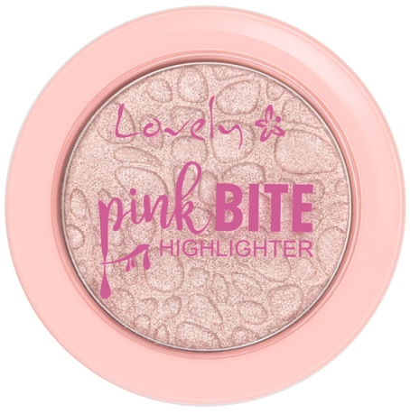 Rozświetlacz do twarzy - Lovely Pink Bite Highlighter — Zdjęcie N1
