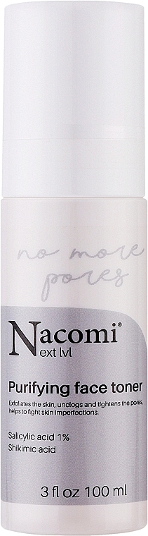 Tonik oczyszczający pory - Nacomi Next Level Purifying Face Toner — Zdjęcie N1